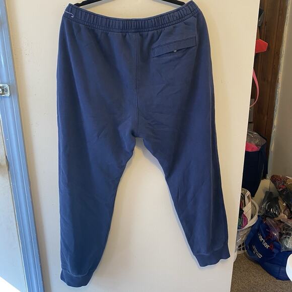 Nike Men Sweatpants Jogger Blue Athletic Active Outdoor Hiking Pants Y2K Logo XL - Picture 10 of 11
